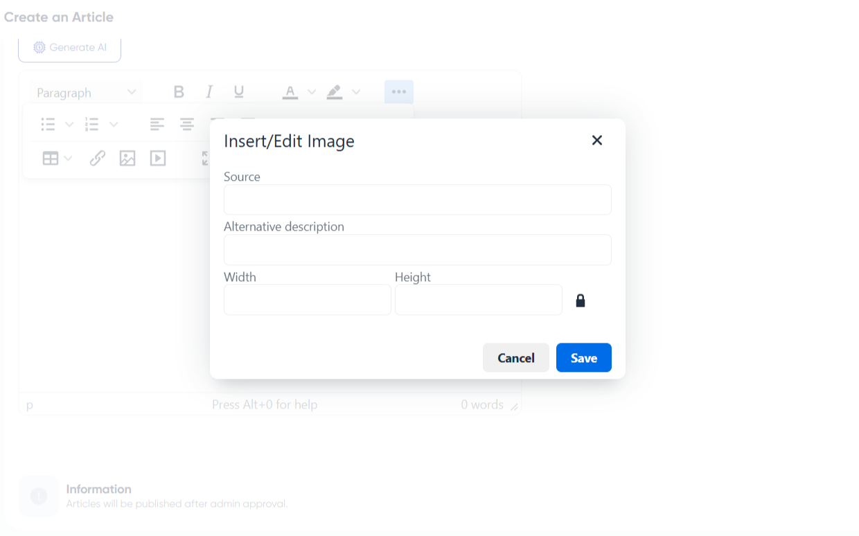 How to Add Images to Your Blog Article